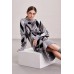 Knitted dress "Mirage" gray